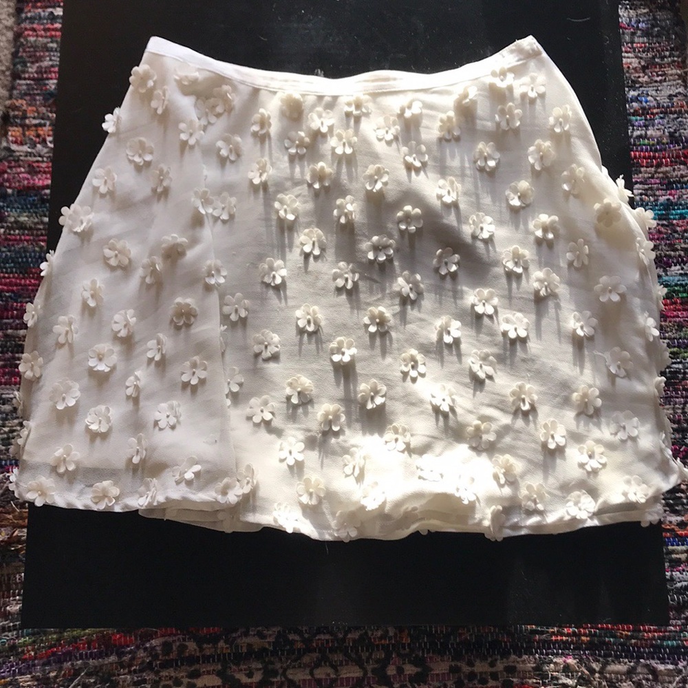 Floral forever 21 skirt